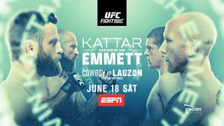 UFC on ESPN 37 Kattar vs Emmett